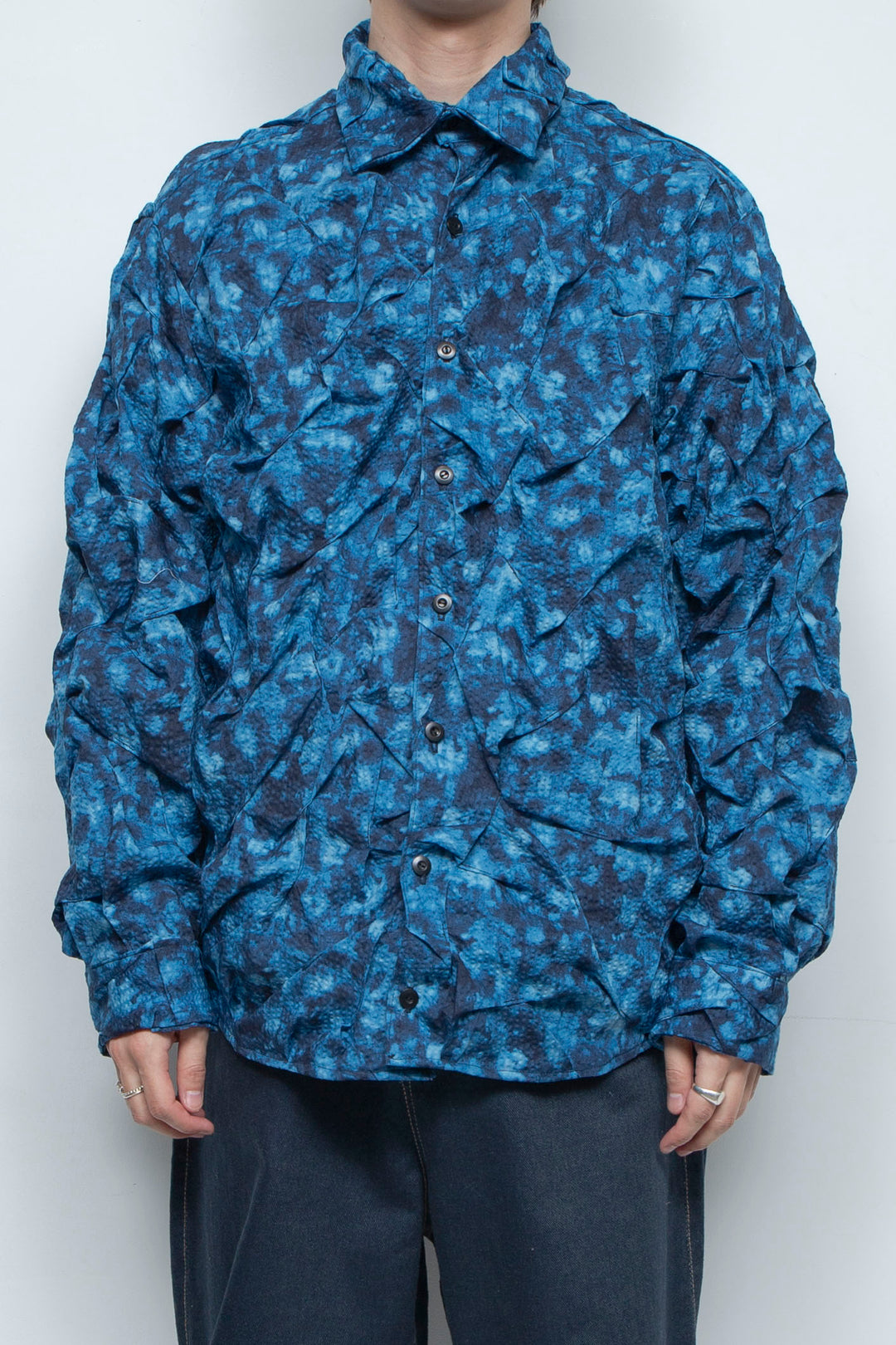 Stitch Light Shirt Navy