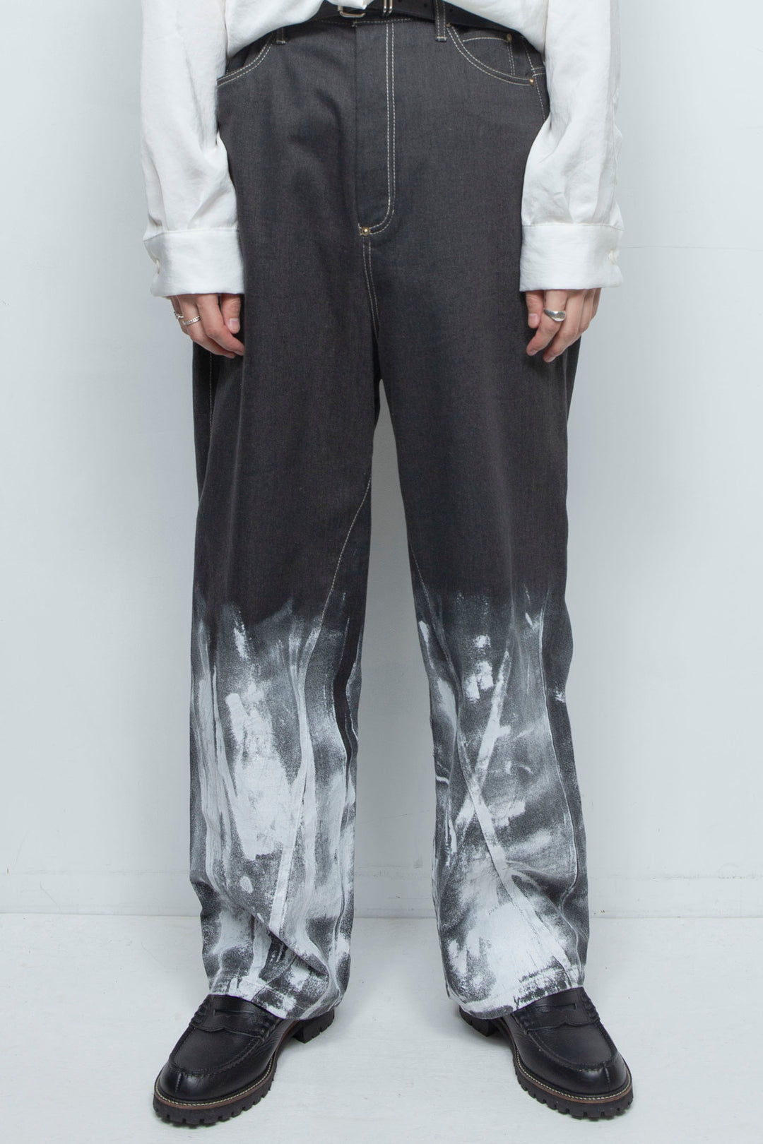 WET PAINT PANTS BLACK