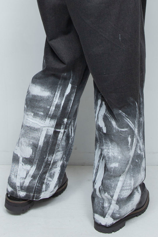 WET PAINT PANTS BLACK