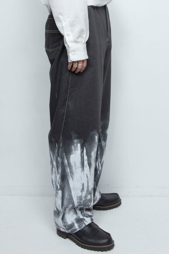 WET PAINT PANTS BLACK