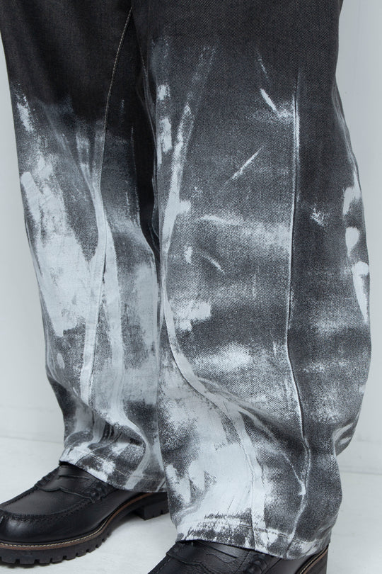WET PAINT PANTS BLACK
