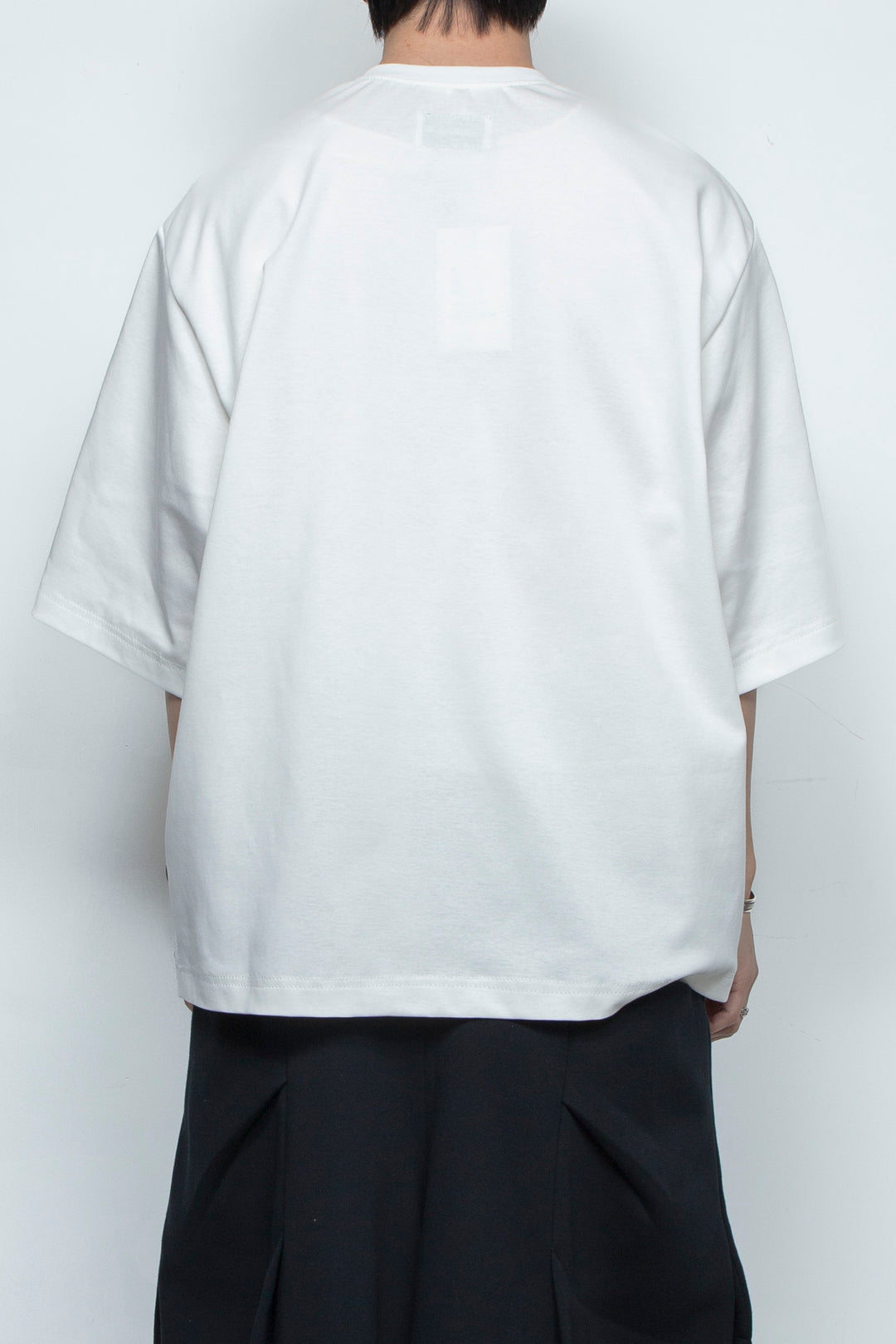 DIAL LOCK HALF SLEEVE T-SHIRT WHITE