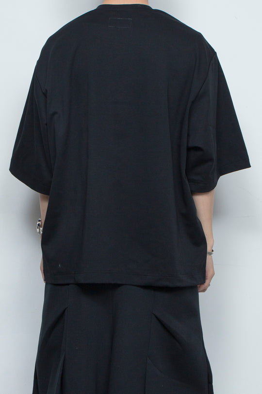 DIAL LOCK HALF SLEEVE T-SHIRT BLACK