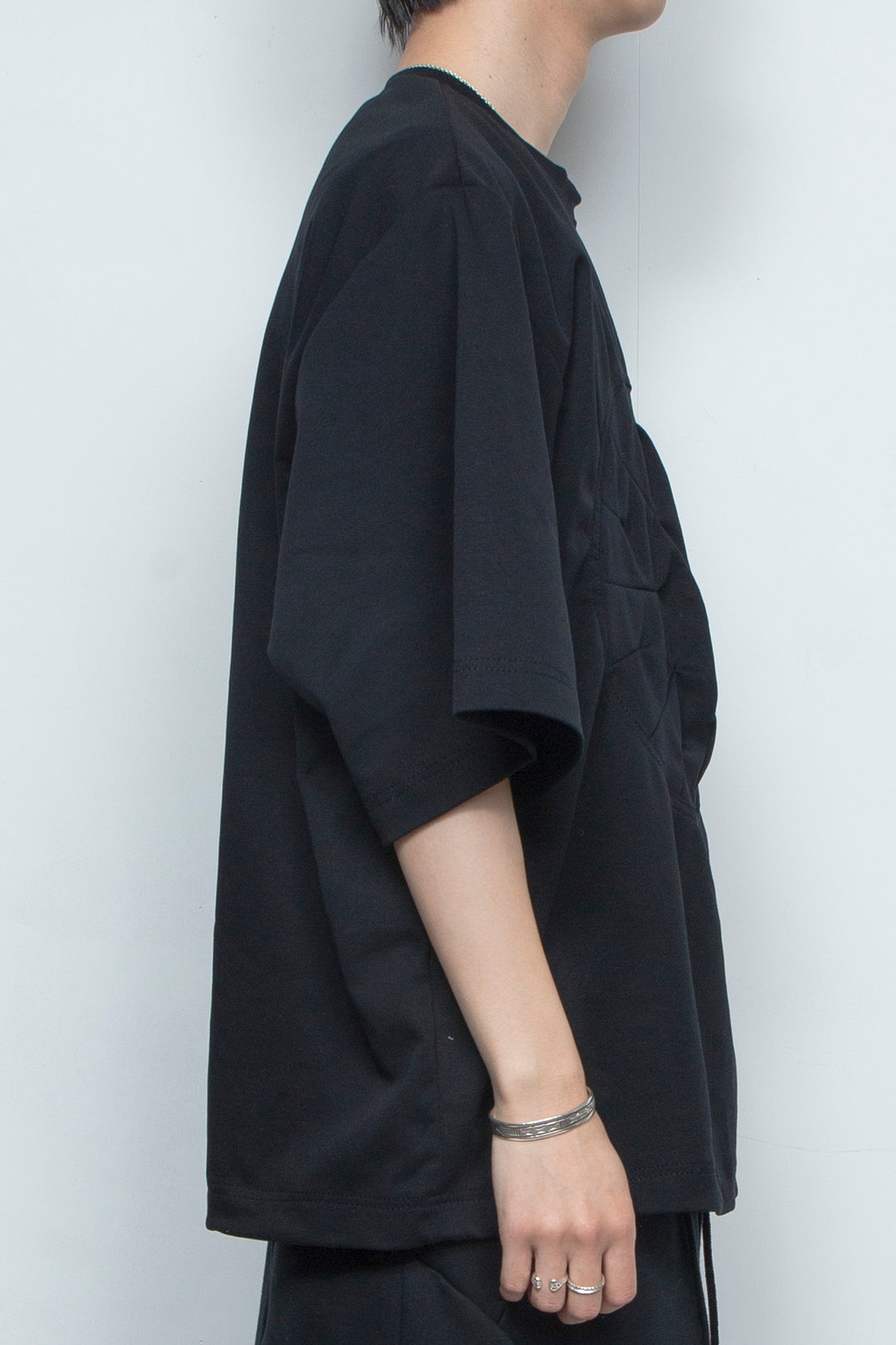 DIAL LOCK HALF SLEEVE T-SHIRT BLACK