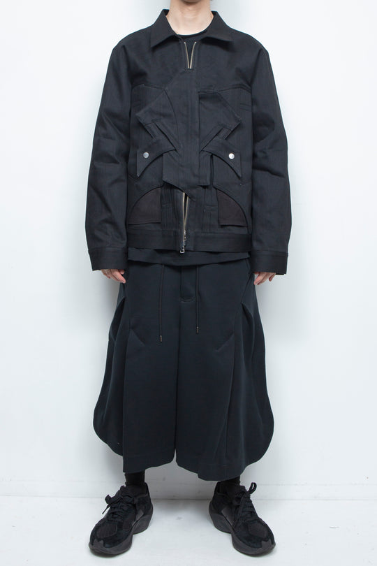 DTR CULOTTES SKIRT BLACK