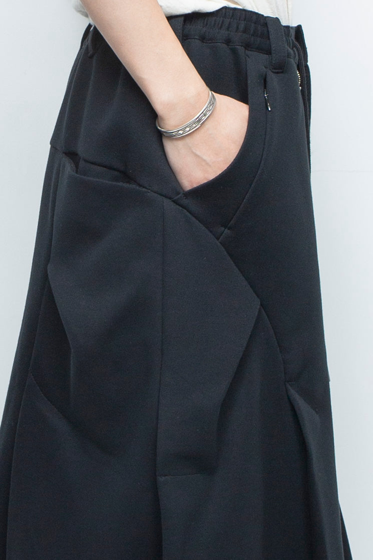 DTR CULOTTES SKIRT BLACK