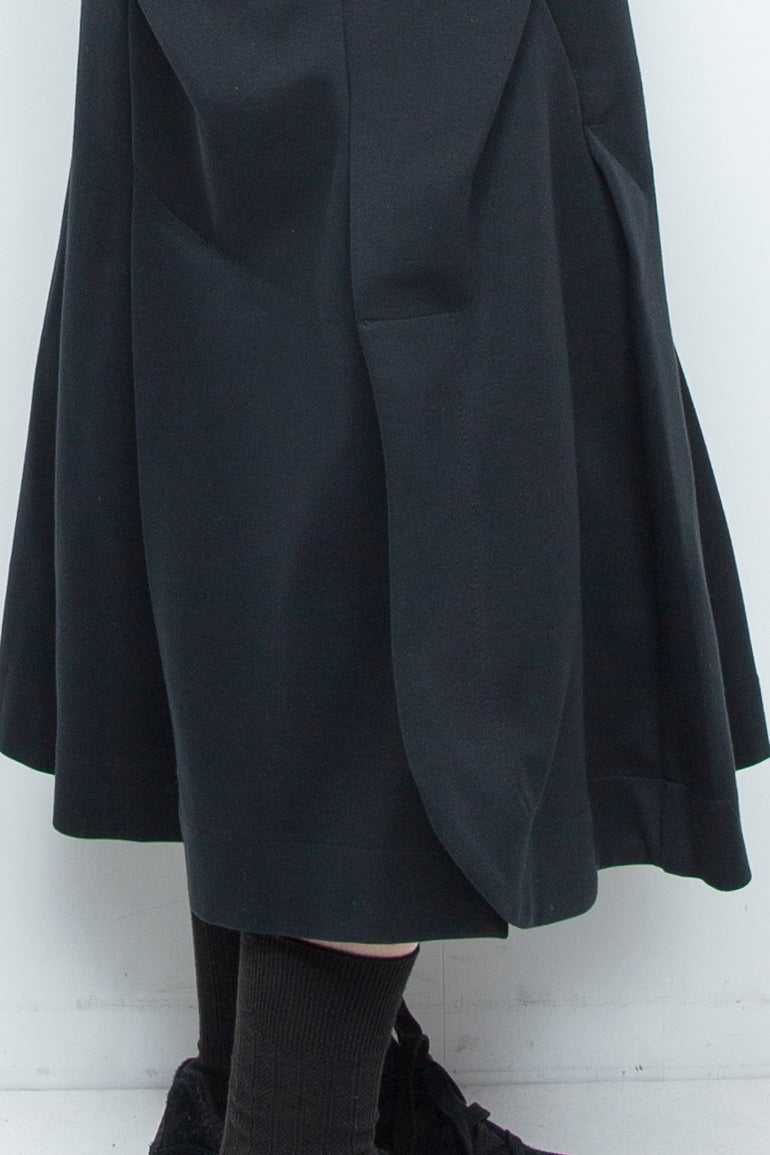DTR CULOTTES SKIRT BLACK