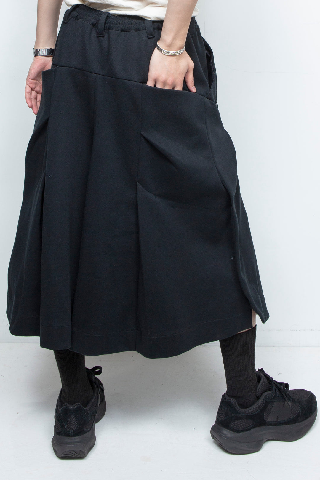 DTR CULOTTES SKIRT BLACK