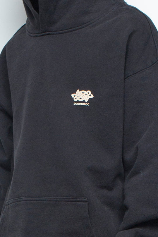 DTR BACK GRAPHIC HOODIE BLACK