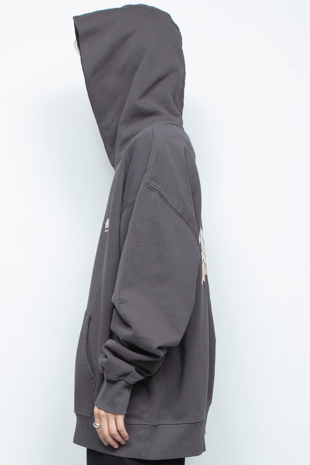 DTR BACK GRAPHIC HOODIE GRAY