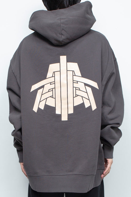 DTR BACK GRAPHIC HOODIE GRAY