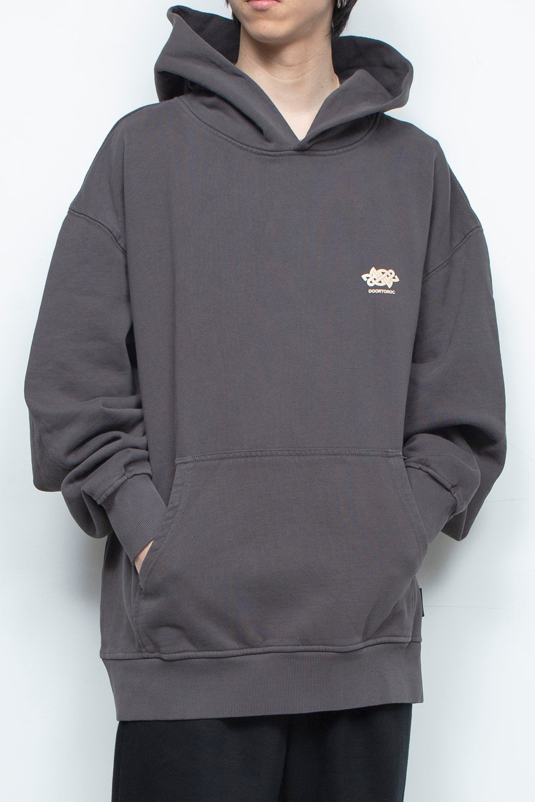 DTR BACK GRAPHIC HOODIE GRAY