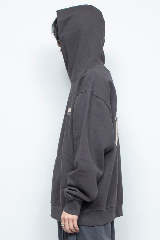DTR BACK GRAPHIC HOODIE GRAY