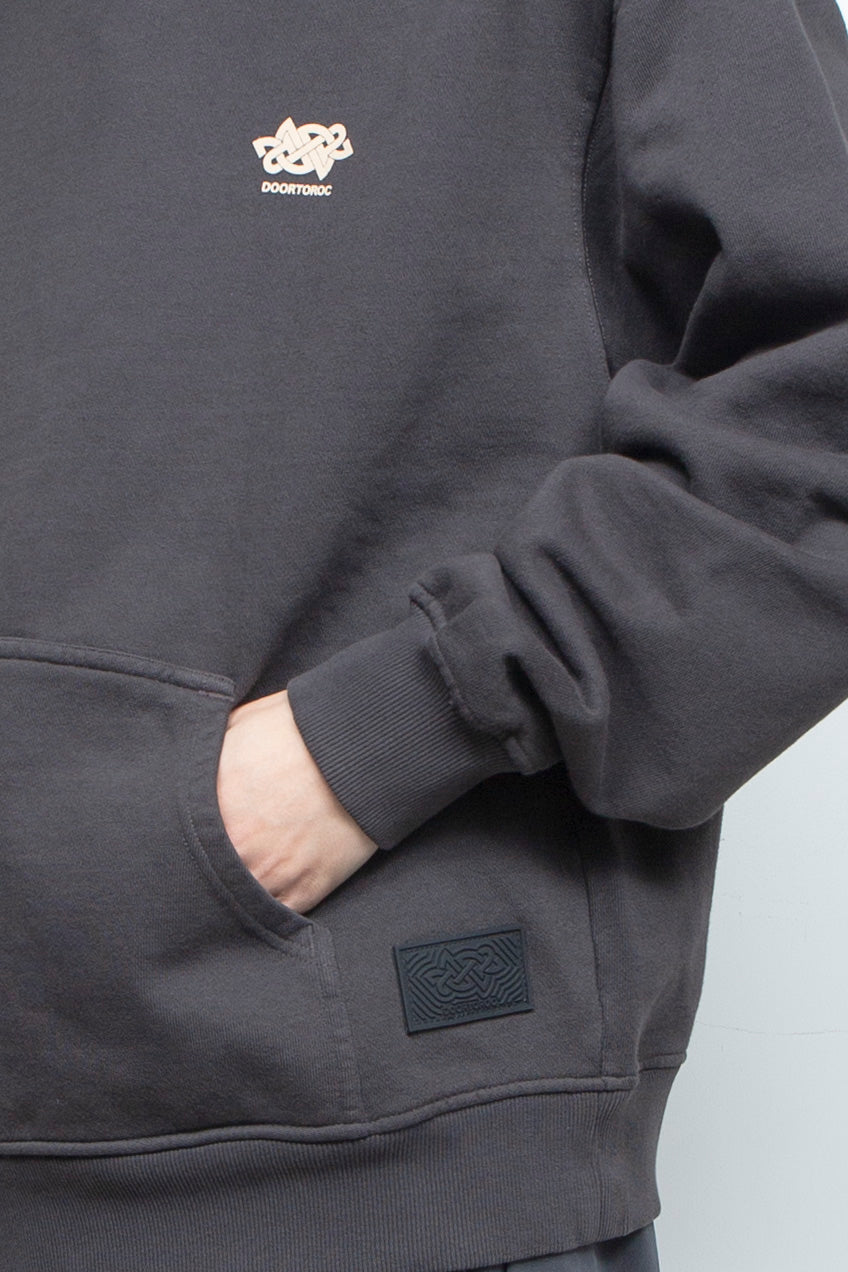DTR BACK GRAPHIC HOODIE GRAY