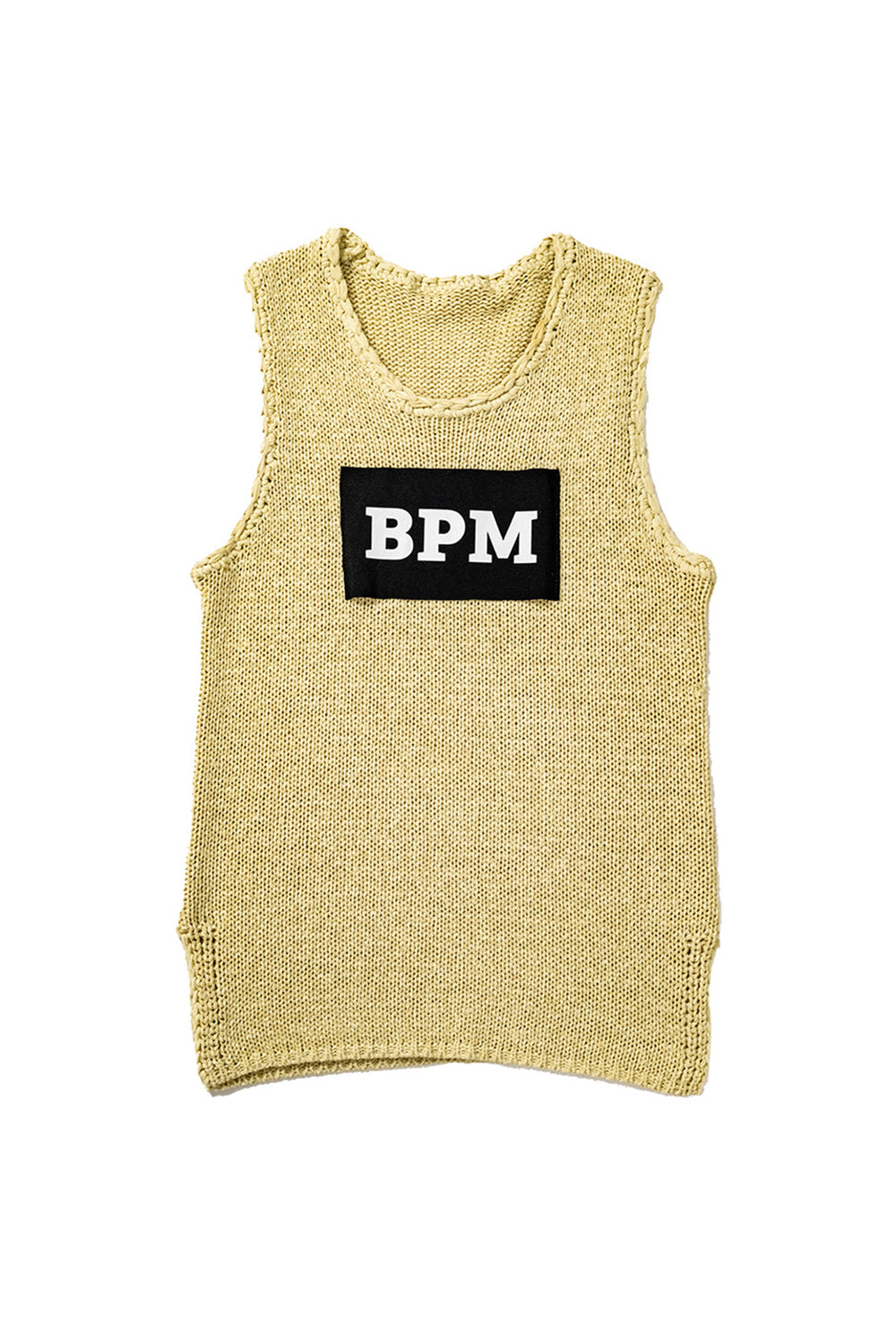 Khaki woven elastic vest