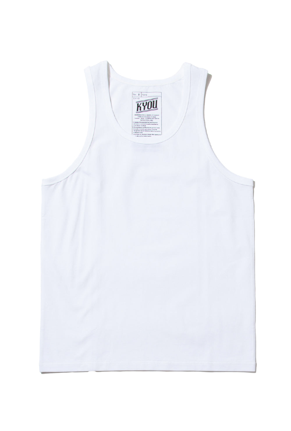 "UNDERS".02 Comfort Tank Tops WHITE
