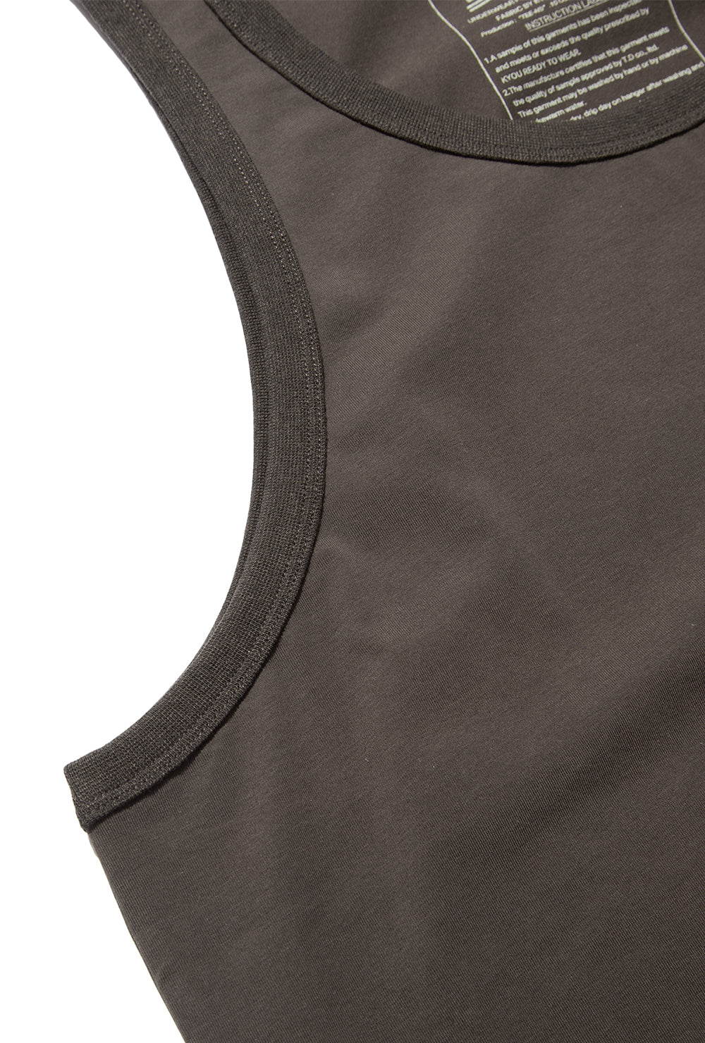 "UNDERS".02 Comfort Tank Tops BLACK