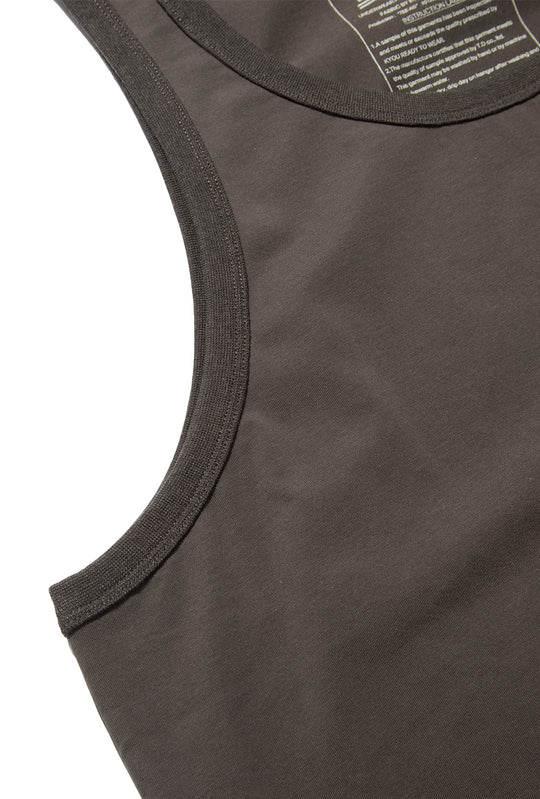 "UNDERS".02 Comfort Tank Tops BLACK