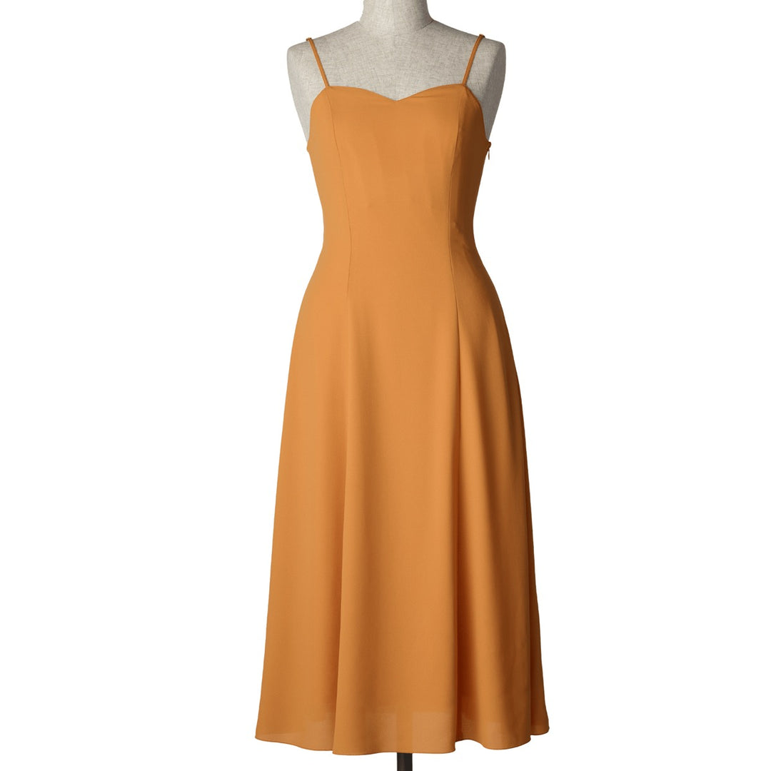 SUN LACE CAMISOLE DRESS ORANGE