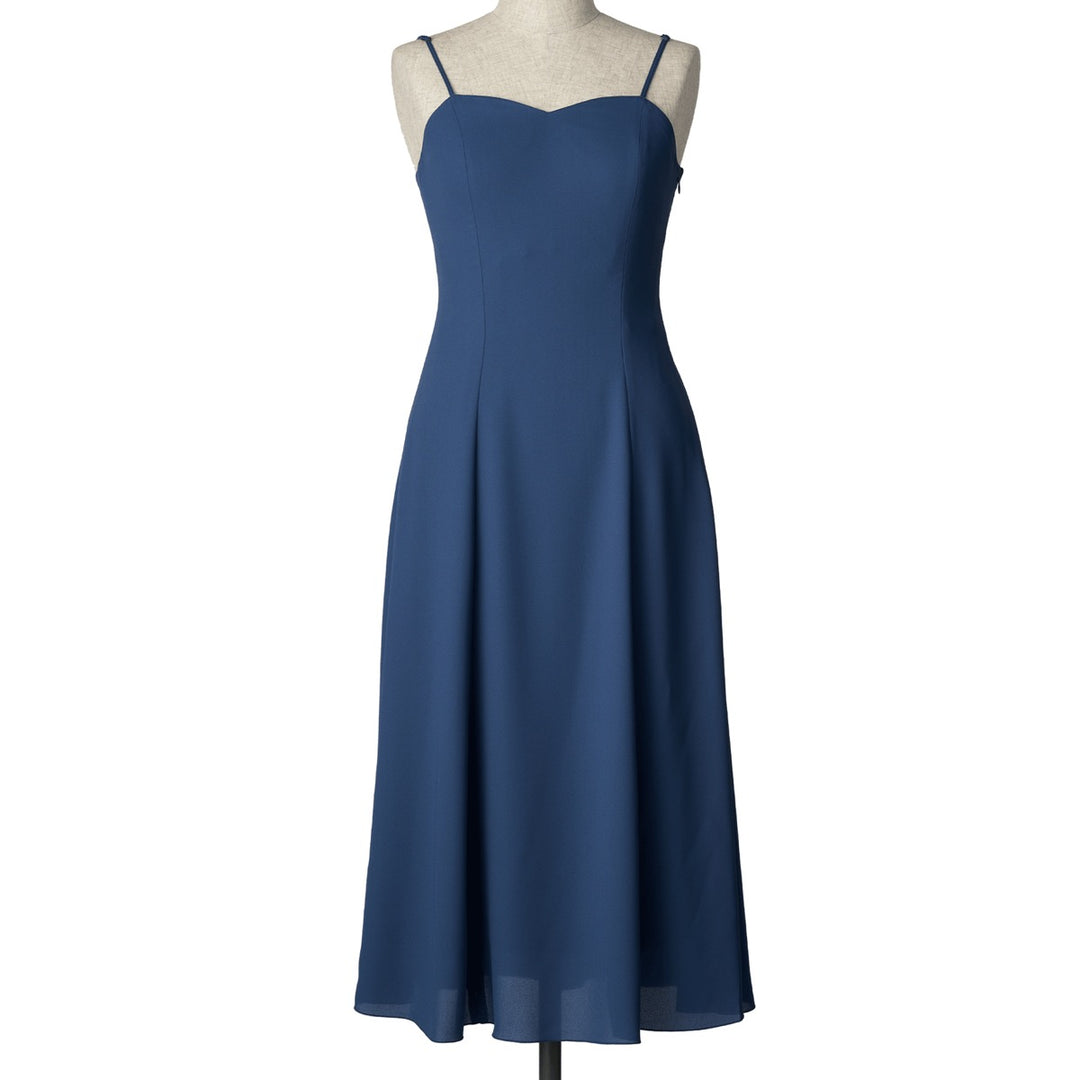 SUN LACE CAMISOLE DRESS NAVY