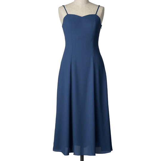 SUN LACE CAMISOLE DRESS NAVY