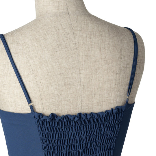 SUN LACE CAMISOLE DRESS NAVY
