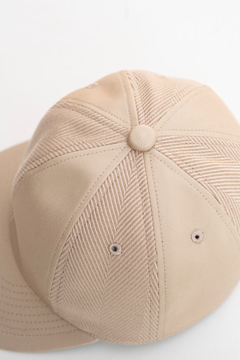 8panel Cap Beige