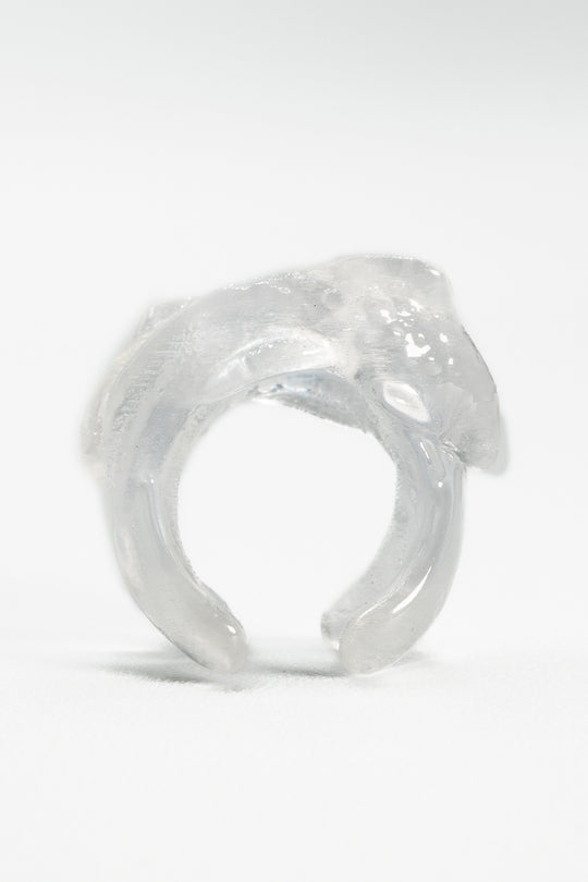 Double fish ear cuff