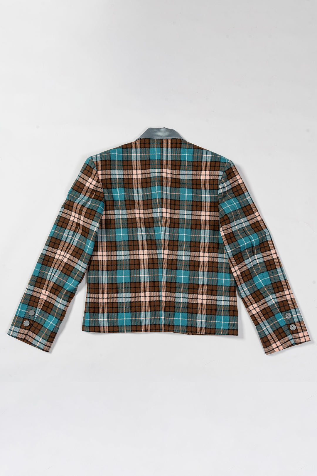 Bright retro checkered suit