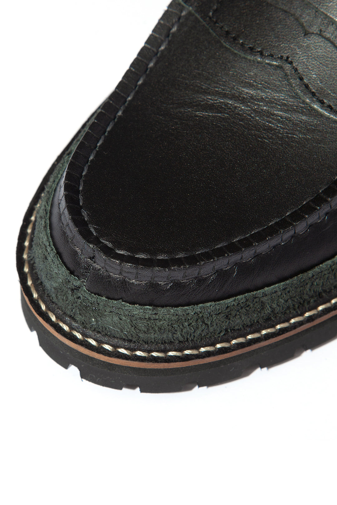 "SKOOL" Type.2 Embroidered Coin Loafers by HARUTA