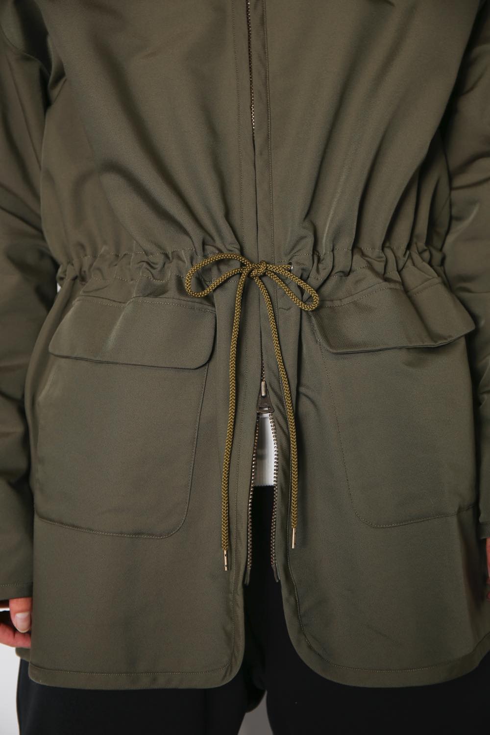 Cotton Nylon Long Cardigan