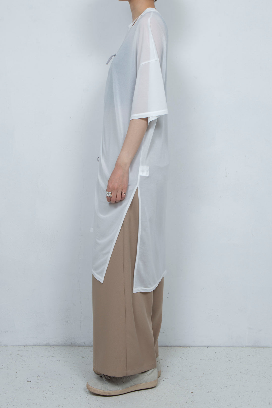 Gathered Onepiece White