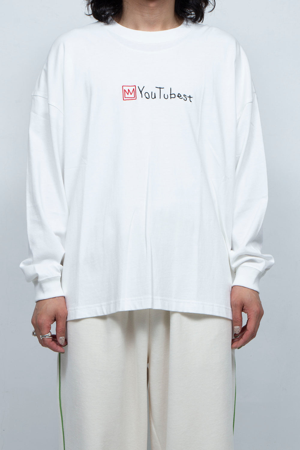 YOU TUBE KING WIDE L/S TEE