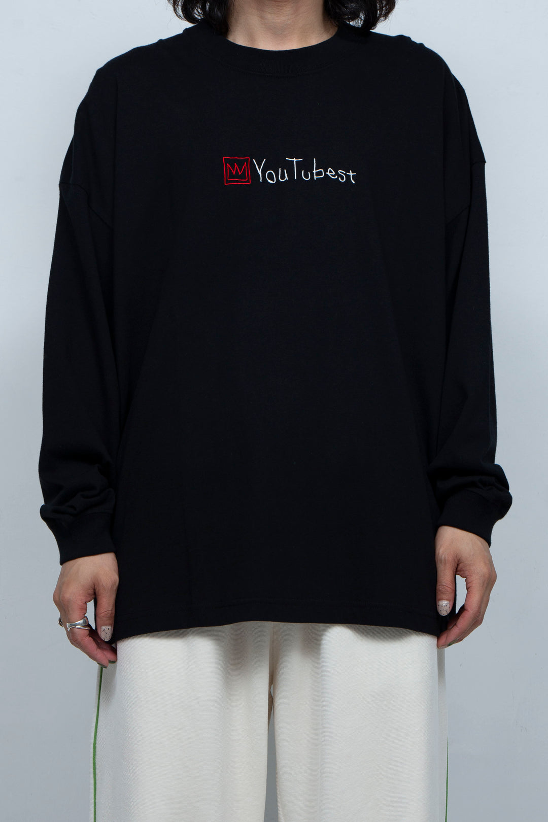 YOU TUBE KING WIDE L/S TEE