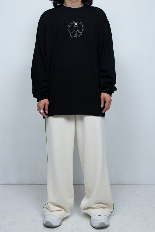 PEACE SYMBOL BIG L/S TEE