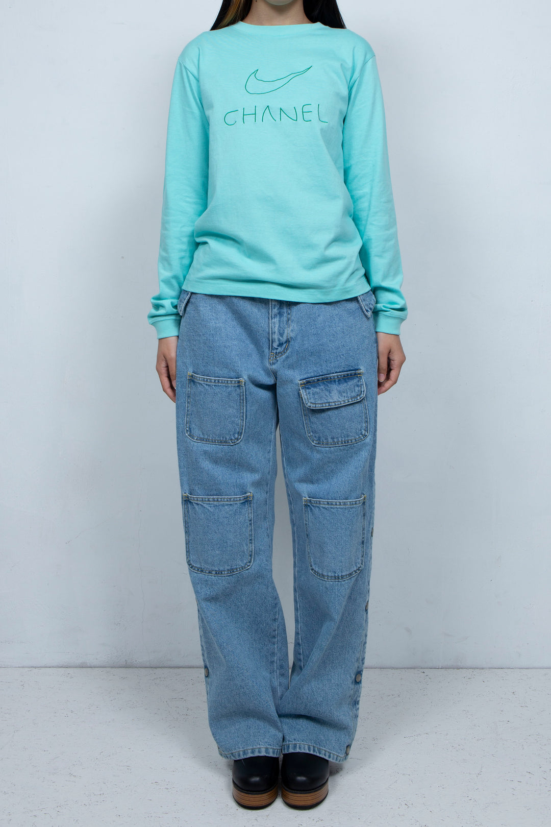 W FAKE L/S TEE