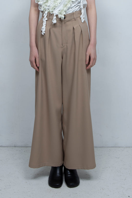 ワイドパンツ BEIGE