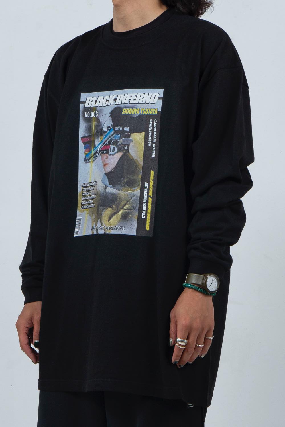 COLLAB GRAHIC T-SHIRT BLACK