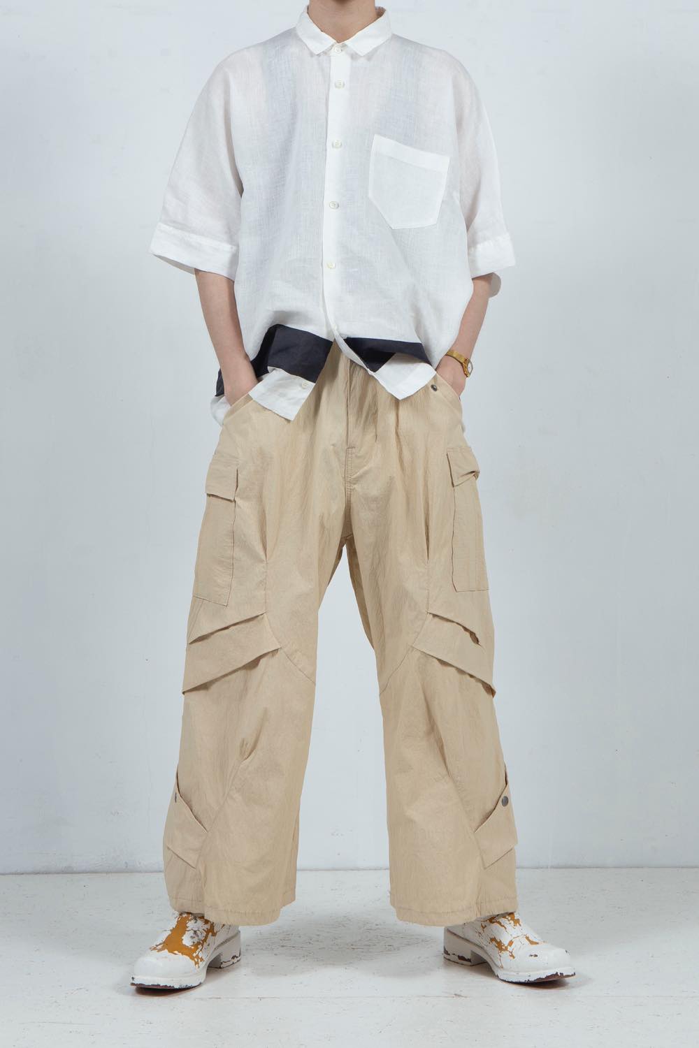 PANTS OD-010-ICP BEIGE