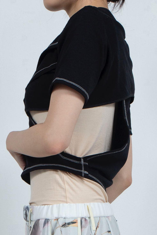クロスショートTシャツ