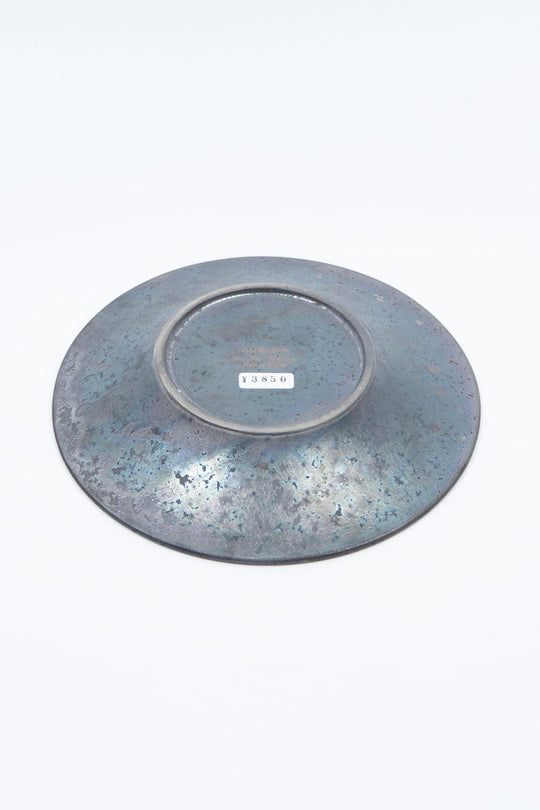 HINOMIYA 「kiriko」 saucer plate -黒煌-