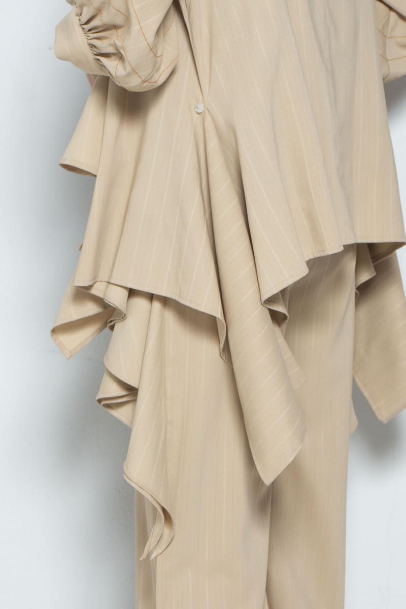 Drape Tops Brownstripe
