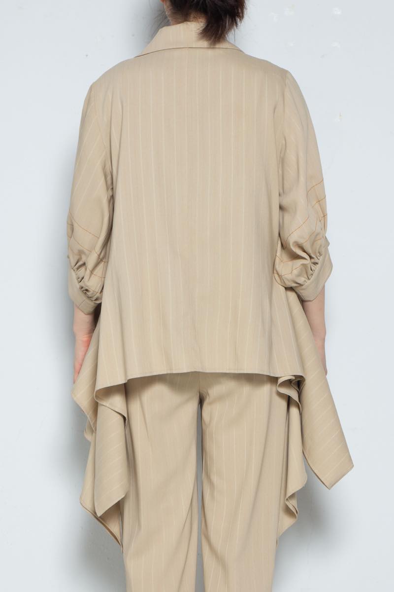 Drape Tops Brownstripe