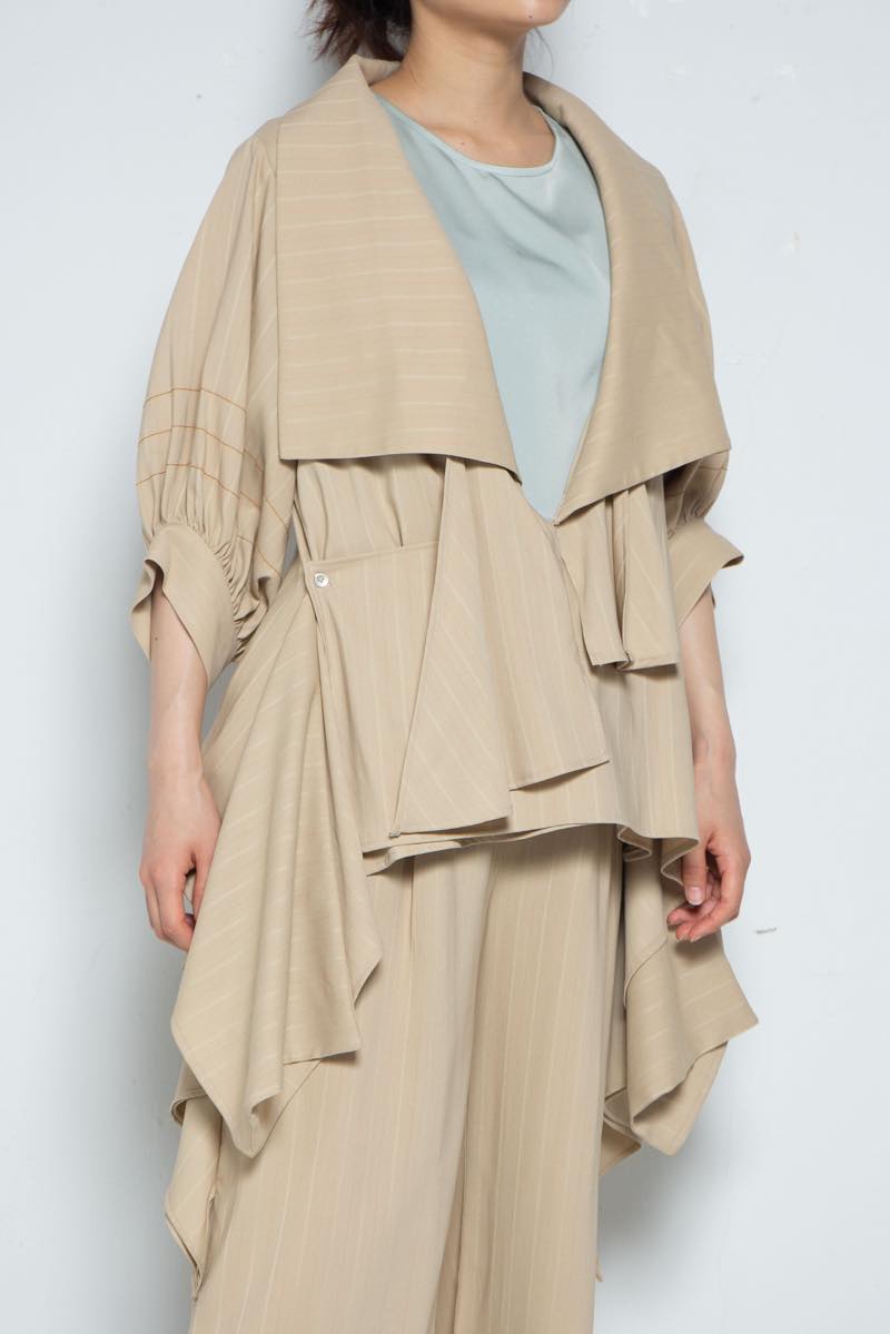 Drape Tops Brownstripe
