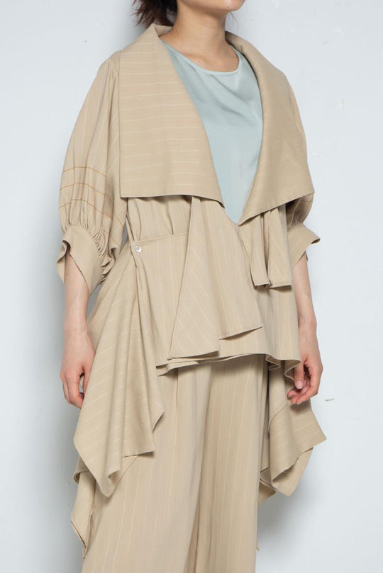 Drape Tops Brownstripe