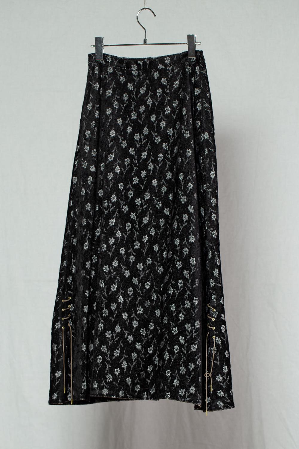 Flower Jacquard Skirt