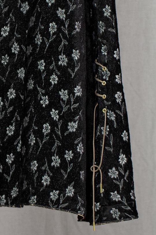 Flower Jacquard Skirt