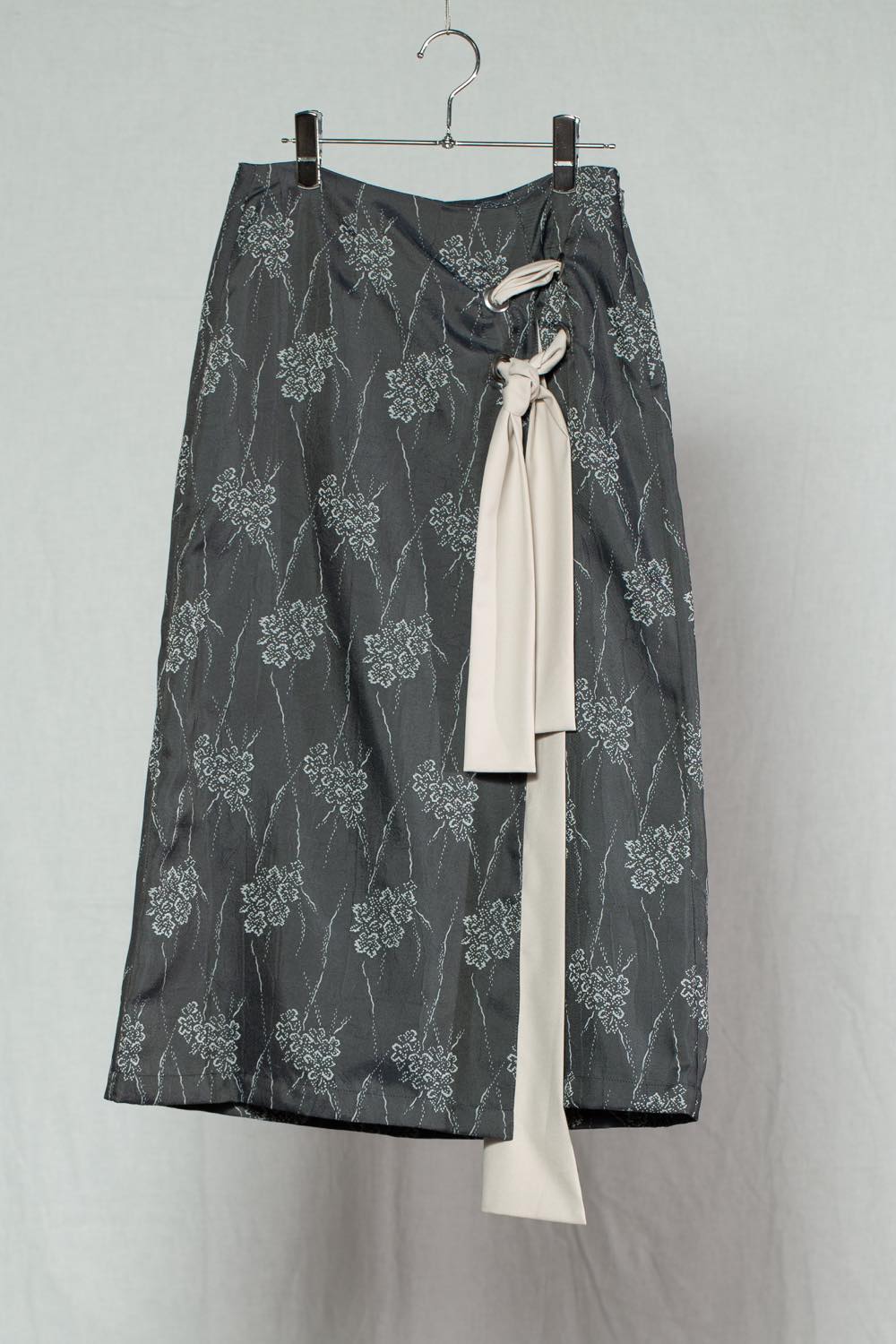 Flower Satin Skirt