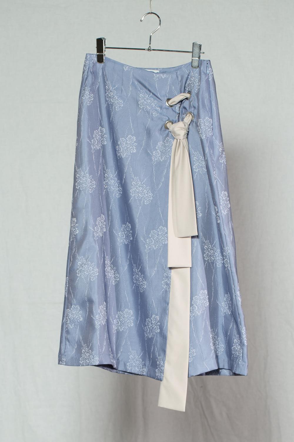 Flower Satin Skirt