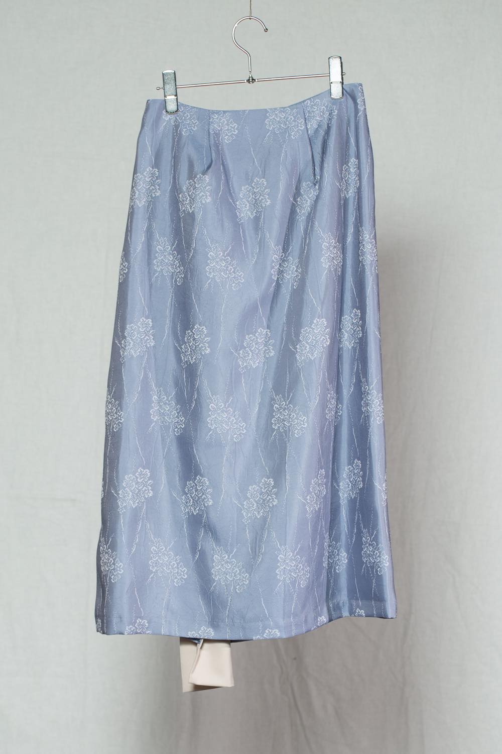 Flower Satin Skirt